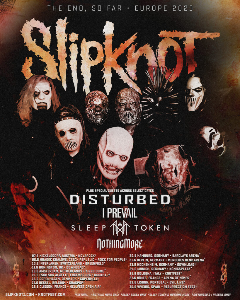 slipknot tour dates europe
